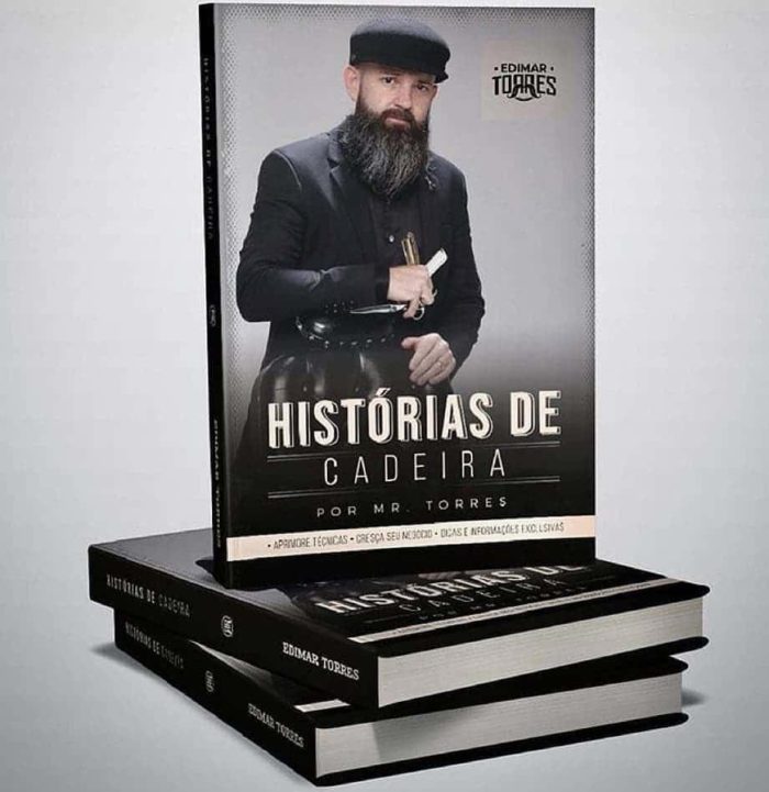 O livro Histórias de Cadeira é um dos presentes de natal mais interessantes para os profissionais da barba