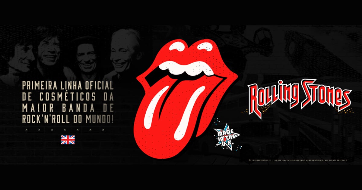 Don Alcides lança cosméticos com a marca Rolling Stones