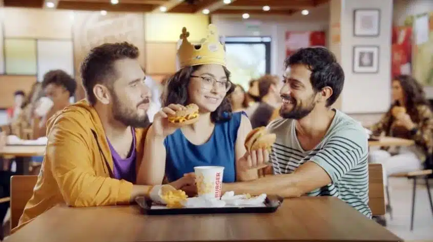 poliamor burger king comercial trisal