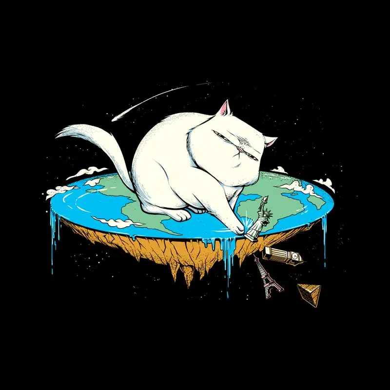 Gatos jogando tudo para fora da terra