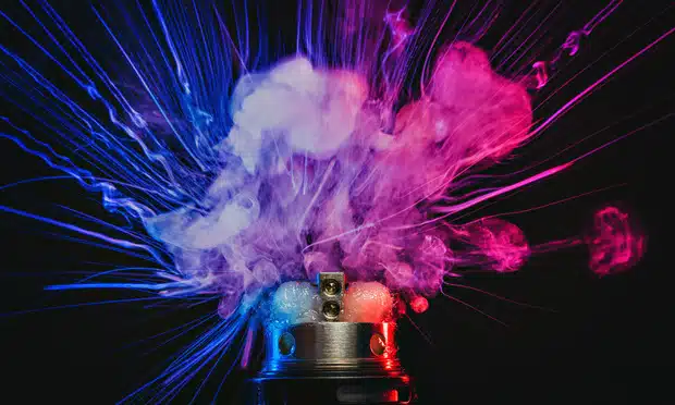 Vape coil explosion