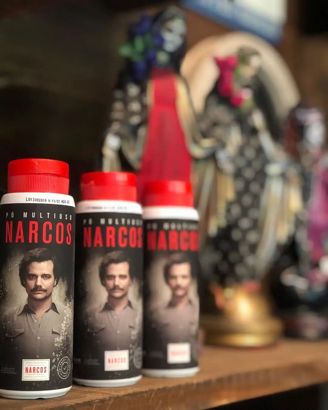 talco pó multiuso narcos don alcides