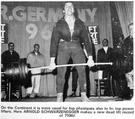 arnold deadlifting