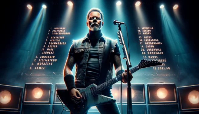 James Hetfield do Metallica Revela seu TOP 10 de Músicas Favoritas