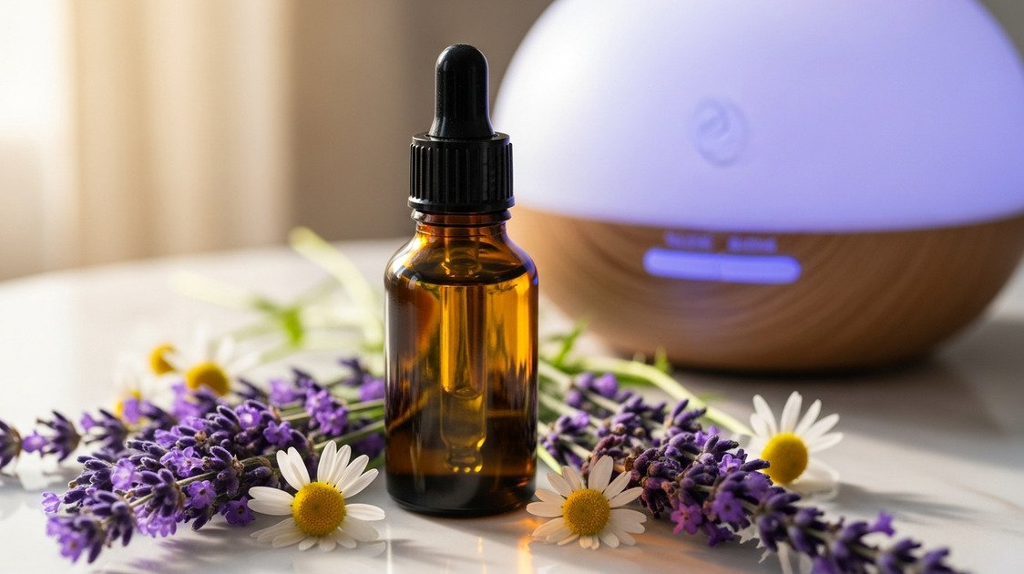 Óleos essenciais para ansiedade — lavanda e aromaterapia