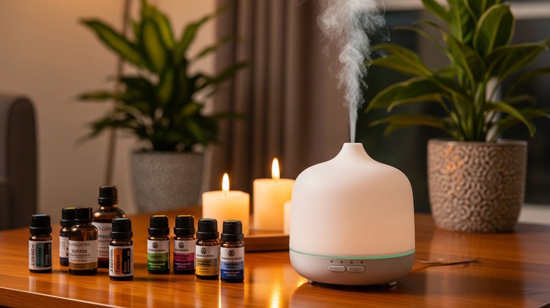 Blends de óleos essenciais para difusor — receitas