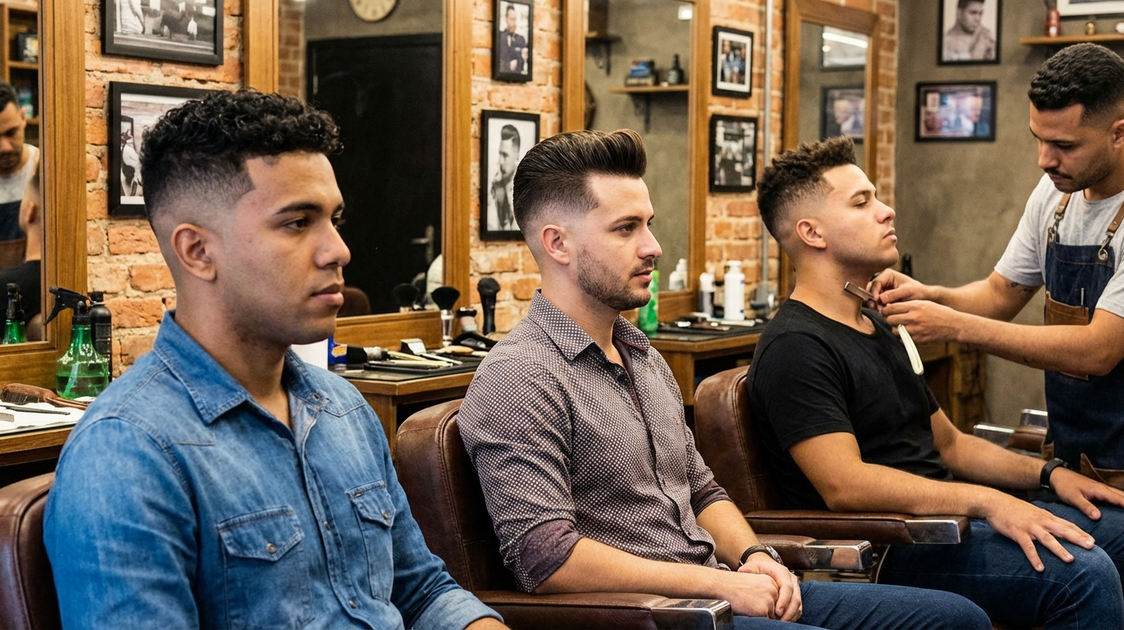 Tipos de corte degradê masculino: low fade, mid fade e high fade