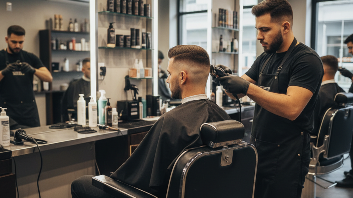 Tipos de corte militar masculino e variações de degradê