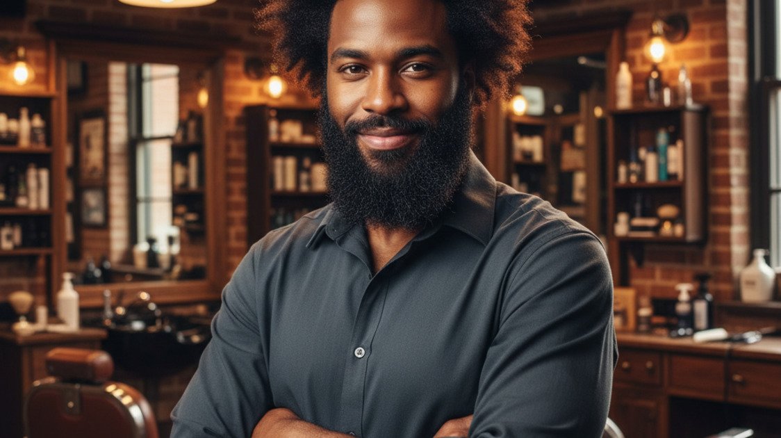 Estilos de barba crespa masculina