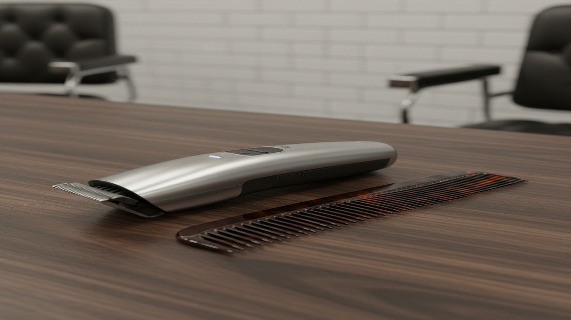 Aparador de barba profissional para definir a linha da barba