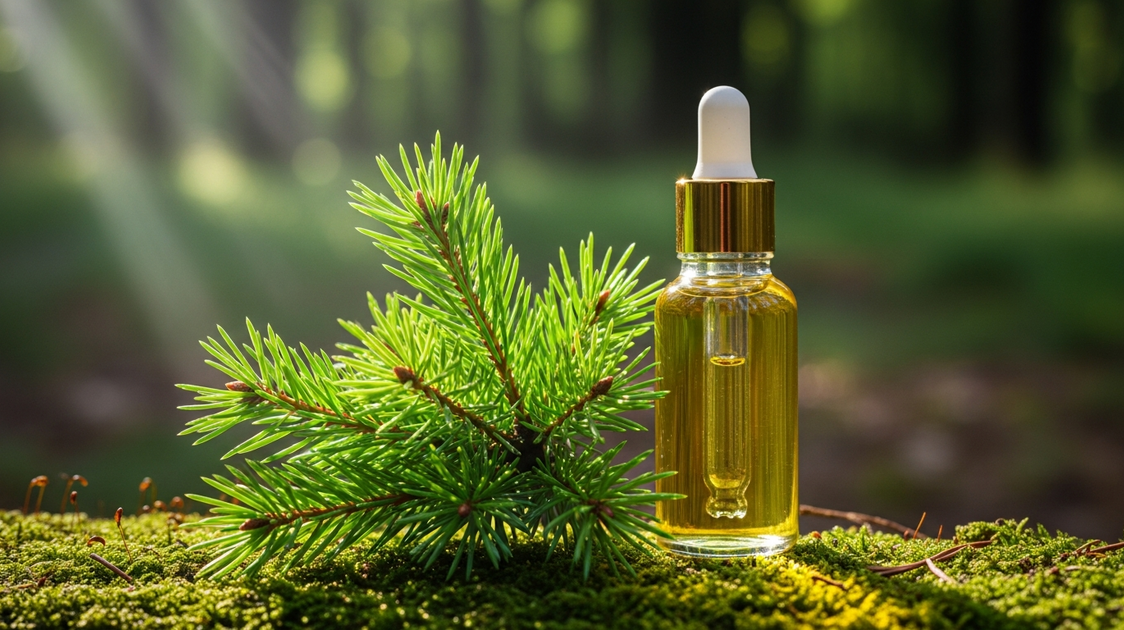 Óleo essencial de pinho — ramos aromáticos