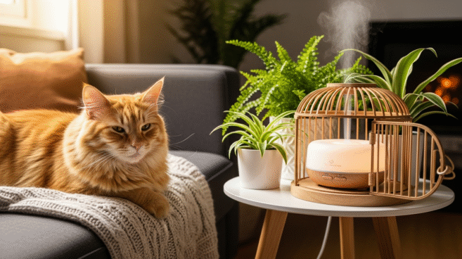 Óleo essencial seguro para gatos — cuidados