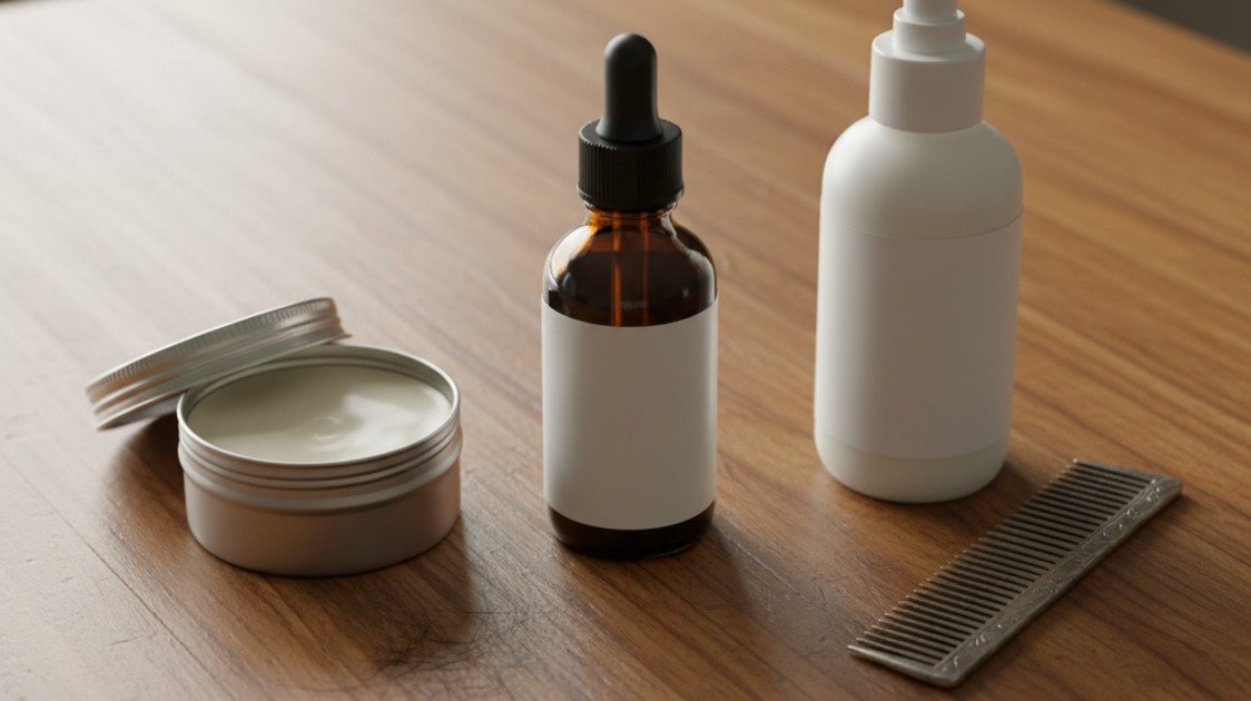 Produtos para amaciar barba dura: óleo, balm e condicionador para barba