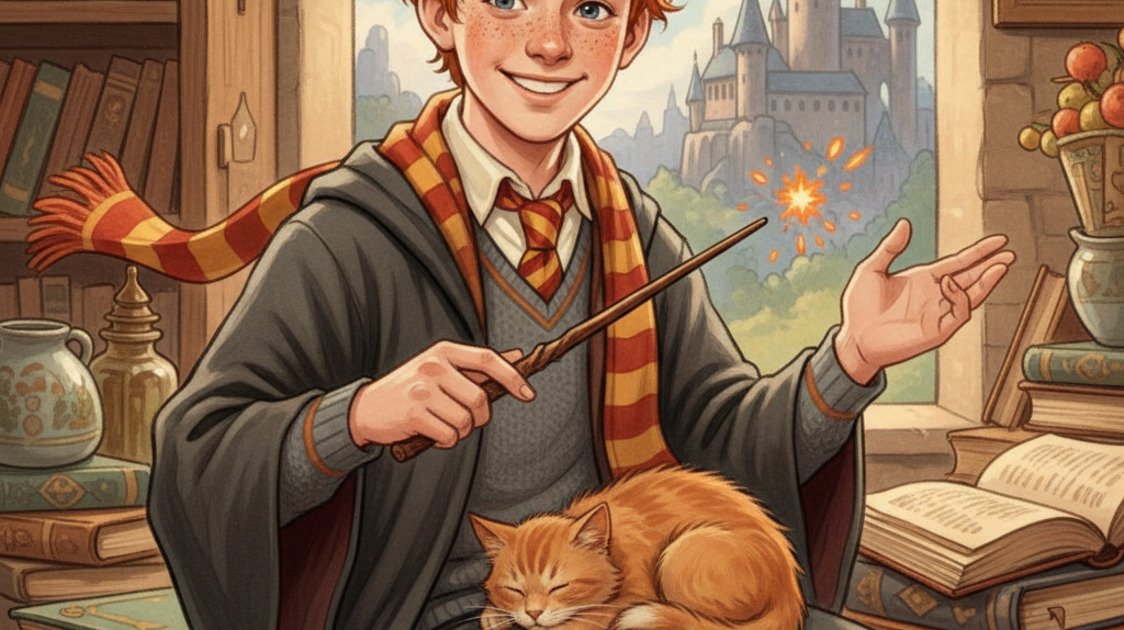 Ron Weasley personagem ruivo Harry Potter
