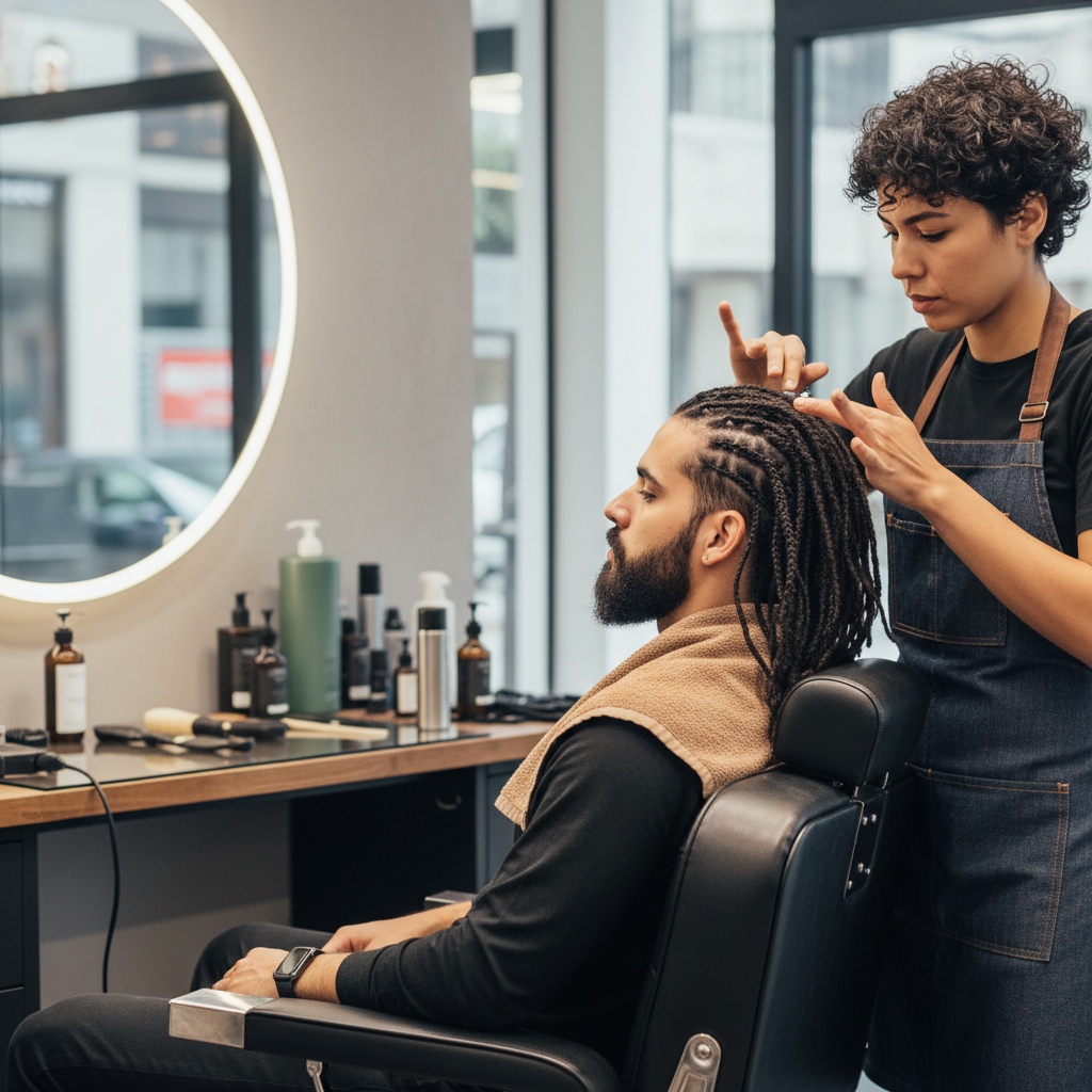 Cuidados com trança masculina