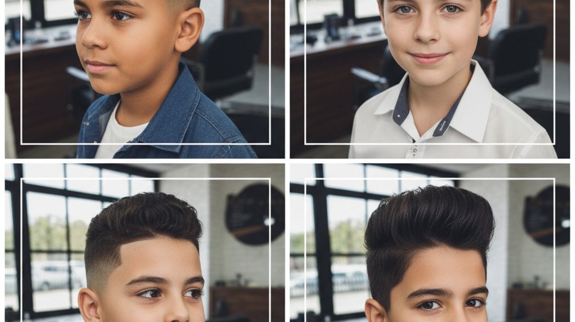 Estilos de corte de cabelo infantil masculino: degradê, social, undercut e topete